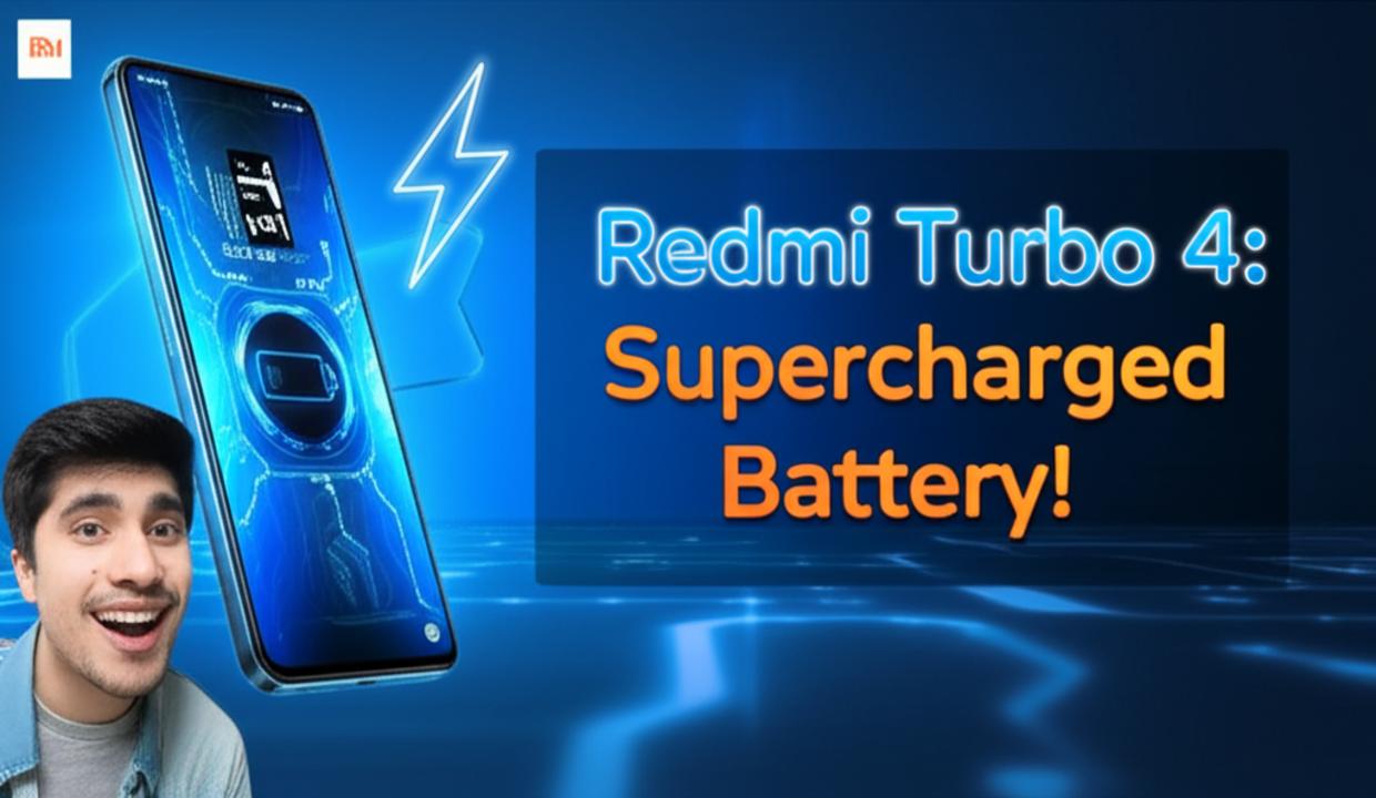 Redmi Turbo 4 2025 लॉन्च: 20MP सेल्फी, 6550mAh बैटरी, जानें भारत में कब आएगा और कीमत